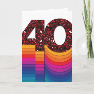 Tarjeta Hitos audaces 40 - Aniversario