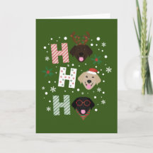 Ho Ho Ho Ho Ho Labrador recuperó Feliz Navidad