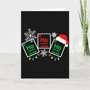 Tarjeta Ho Ho Ho Holmio Elemento Químico 67 Tabla Periódic