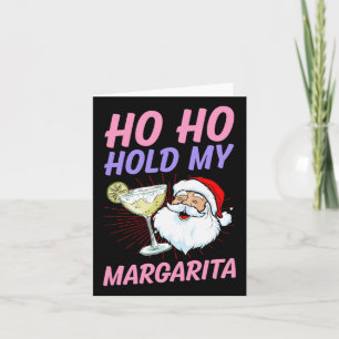 Tarjeta Ho Ho Sostén Mi Margarita Navidad En Julio Santa V