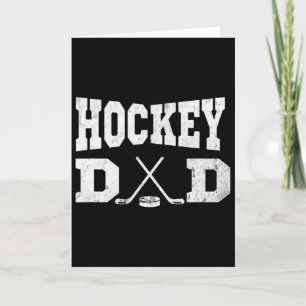 Tarjeta Hockey Dad - Papá de hockey divertido