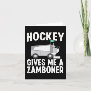 Tarjeta Hockey divertido me da un triunfo de jugador de ho