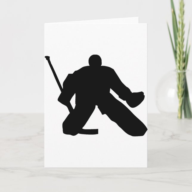 Tarjeta Hockey - Goalie (Anverso)
