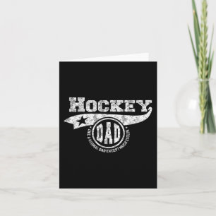 Tarjeta Hockey Padre Día del Padre Regalo a padre Hombres