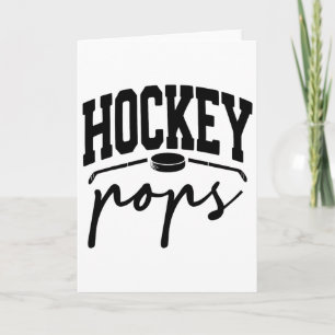 Tarjeta Hockey Pops Familia de hockey a juego