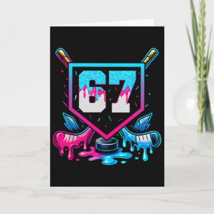 Tarjeta Hockey Seis Siete Helado Goteo 67 Meme 