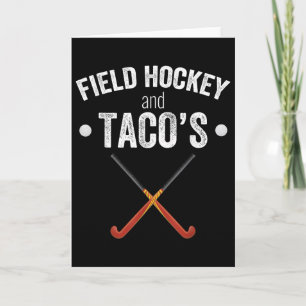 Tarjeta Hockey sobre césped Eslogan divertido regalo pun -