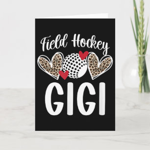 Tarjeta Hockey sobre césped Gigi Ama Gigi De Un Campo De H