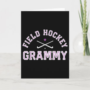 Tarjeta Hockey sobre césped Grammy Abuela orgullosa Deport