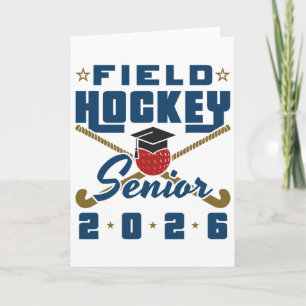Tarjeta Hockey sobre césped Senior 2026 Graduación Cl Noch