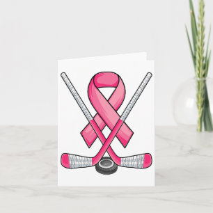 Tarjeta Hockey sobre hielo Cinta rosa Cinta de pecho Spo d