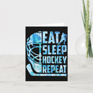 Tarjeta Hockey sobre hielo Come Sleep Hockey Repetir diver