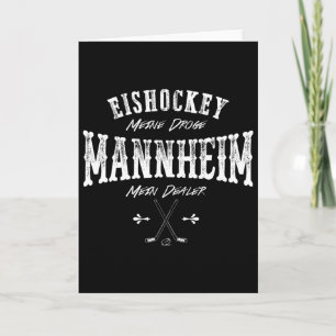 Tarjeta Hockey sobre hielo mi droga Mannheim mi distribuid