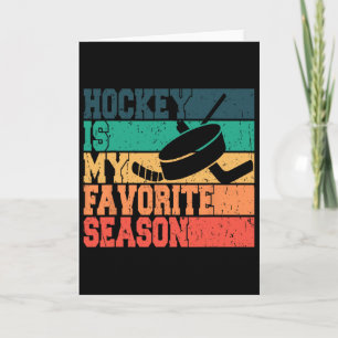 Tarjeta Hockey sobre hielo para hombres mujeres niños Hock