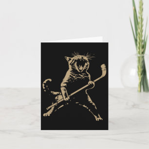 Tarjeta Hockey sobre hielo para jugar al gato