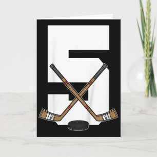 Tarjeta Hockey sobre hielo para niños niños pequeños niños