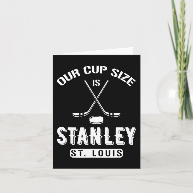 Tarjeta Hockey sobre hielo St Louis Nuestro tamaño de la c (Anverso)