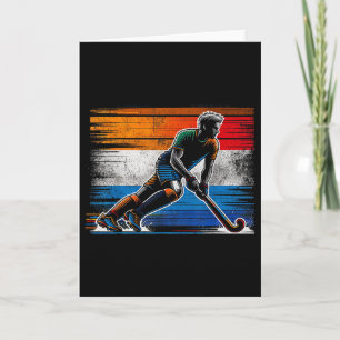 Tarjeta Hockey sobre hierba hombres Países Bajos bandera h