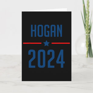 Tarjeta Hogan Larry Hogan Presidente Republicano Patriota 
