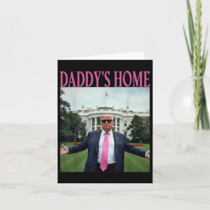 Tarjeta Hogar Daddys Camisa Trump Para Hombres Mujeres Niñ