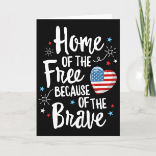 Tarjeta Hogar De Los Veteranos Libres 4 De Julio Mujeres E
