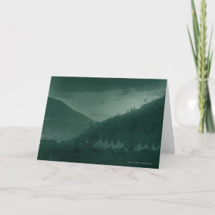 Tarjeta Hogar del cuervo de la montaña