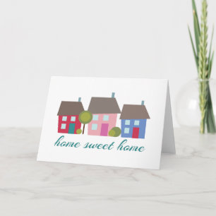 Tarjeta Hogar dulce casero