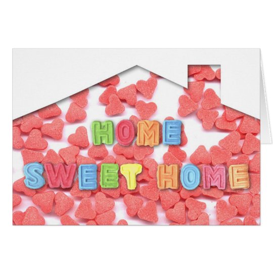 Tarjeta Hogar dulce casero