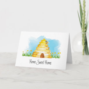 Tarjeta Hogar Dulce Hogar Abeja Nuevo Hogar