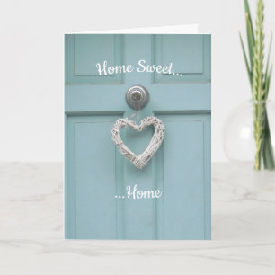Tarjeta Hogar dulce - Nuevo hogar