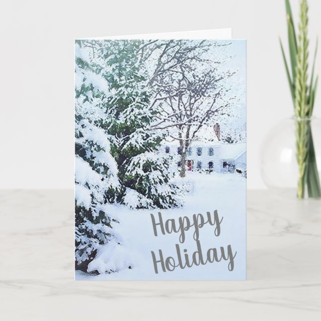 Tarjeta Hogar para Navidades (Anverso)