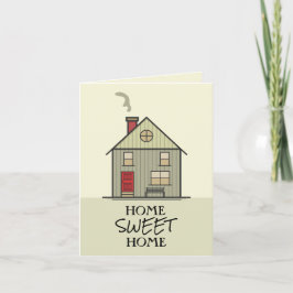 Tarjeta Hogar Sweet Home Quote House