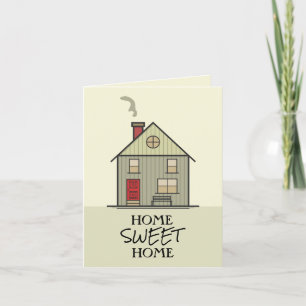 Tarjeta Hogar Sweet Home Quote House