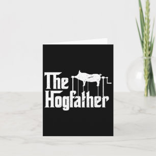 Tarjeta Hogfather Rbecue Chef Funny Bbq Grill Master