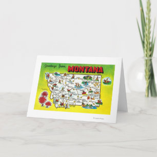 Tarjeta Hoja de ruta del Estado, saludos desde