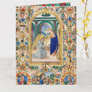 Tarjeta Hoja de un libro de horas