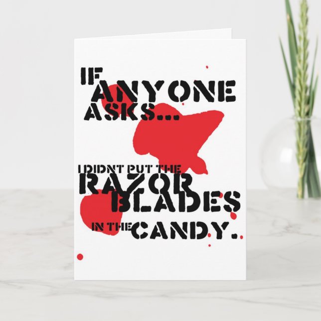 Tarjeta Hojas de afeitar (Anverso)