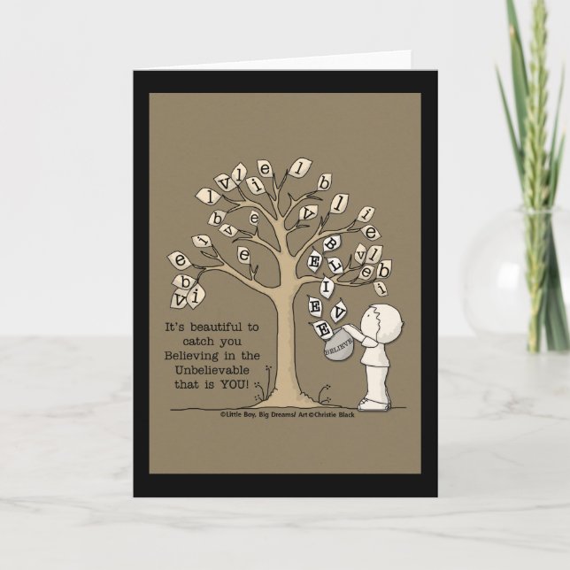 Tarjeta hojas de cogida del Be'LEAVES'- (Anverso)