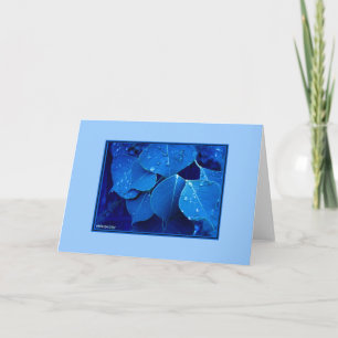 Tarjeta Hojas de invierno