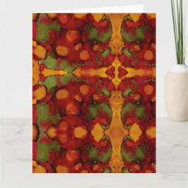 Tarjeta Hojas otoñales