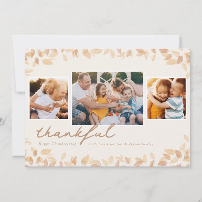 Tarjeta Hojas simples (Anverso)