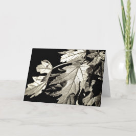 Tarjeta Hojas [Tarjeta de felicitación]