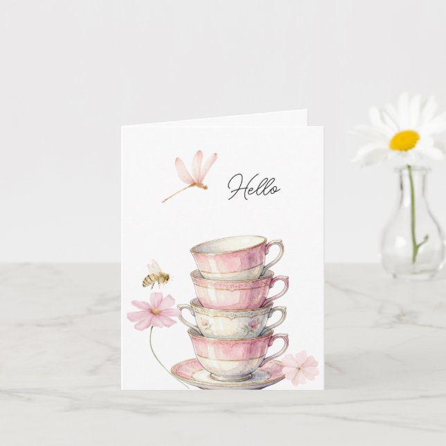 Tarjeta Hola  (Planta pequeña)