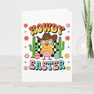 Tarjeta Hola, a las chicas vaqueras les gusto en Pascua Fe