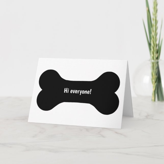 Tarjeta ¡Hola a todos! (Anverso)