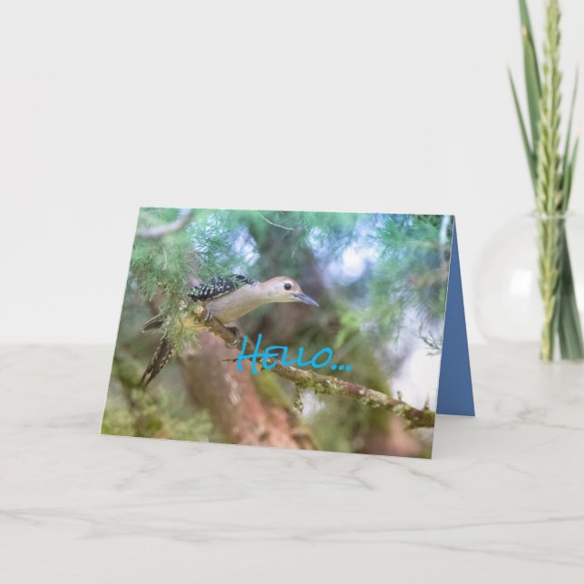Tarjeta Hola amigo (Anverso)
