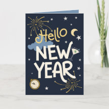 Hola Año Nuevo - Celebración Festiva de Año Nuevo 