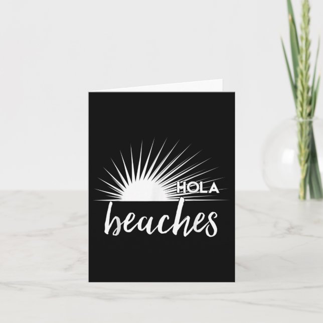 Tarjeta Hola Beaches _1 (Anverso)