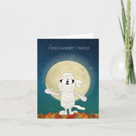 Tarjeta Hola de Halloween
