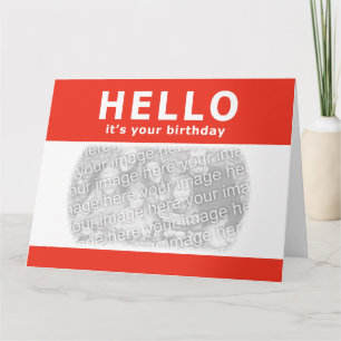 Tarjeta ¡hola, es tu cumpleaños!